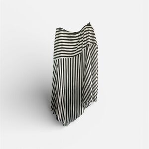INC International Concepts Asymmetrical Black and White Skirt